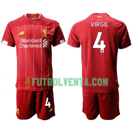 Camiseta de fútbol Liverpool VIRGIL 4 Niños 1ª equipación 2019/2020